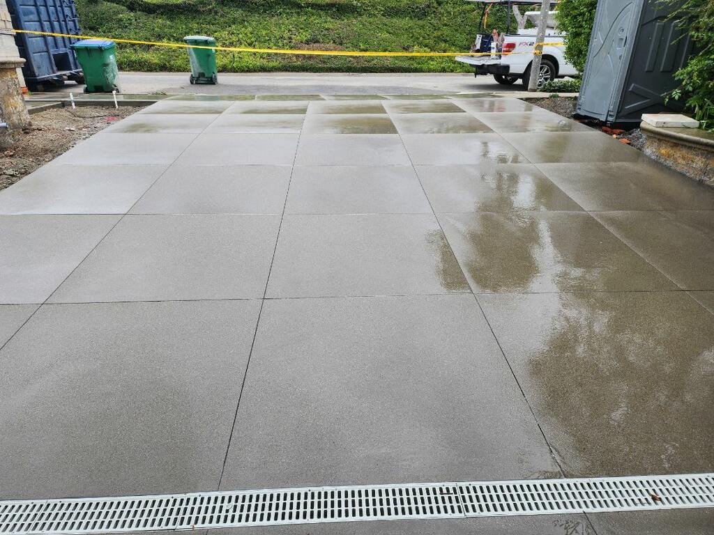 Large-Format Paver Driveway