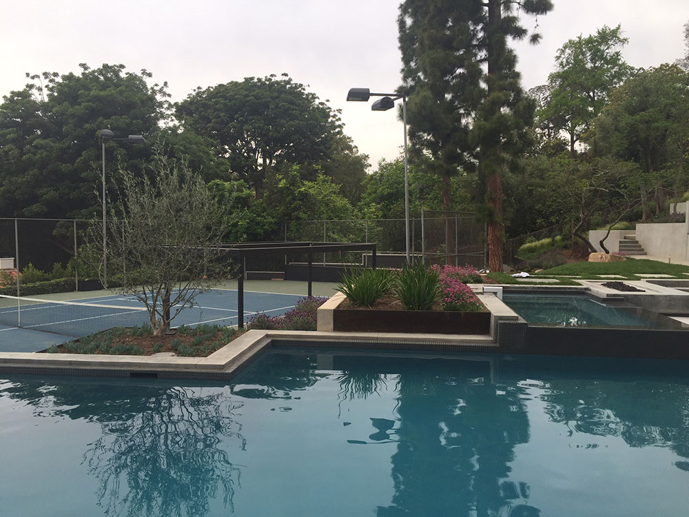 Pool, Spa & Tennis Court